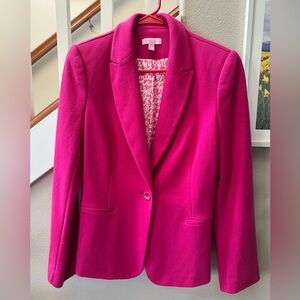 Lilly Pulitzer Vibrant Pink Blazer